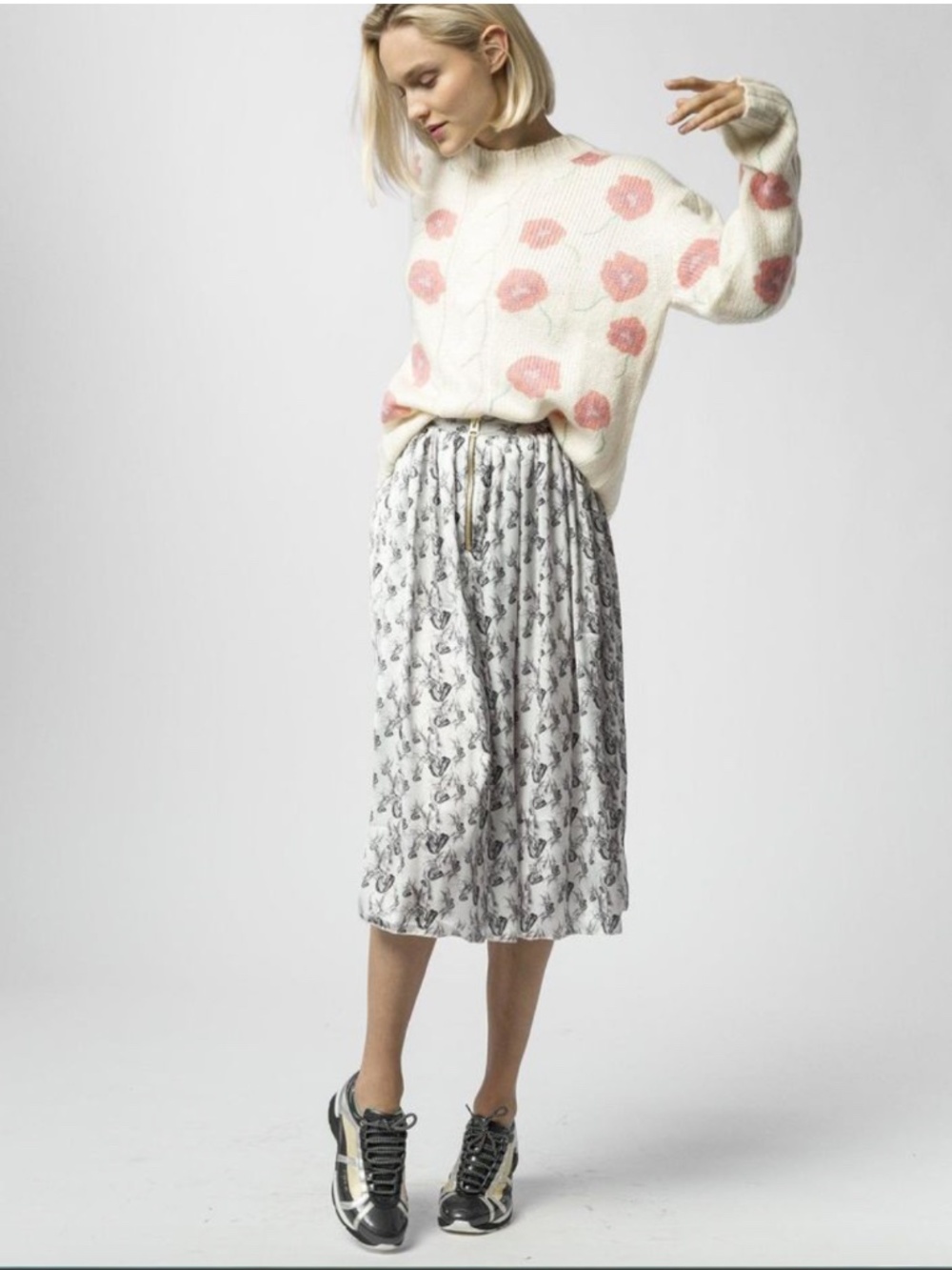 HEIMSTONE Orso skirt in jellyfish print - size 40 - NWT